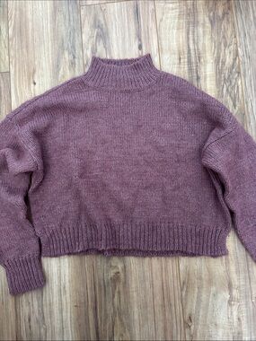Aeropostale Purple Turtleneck Sweater